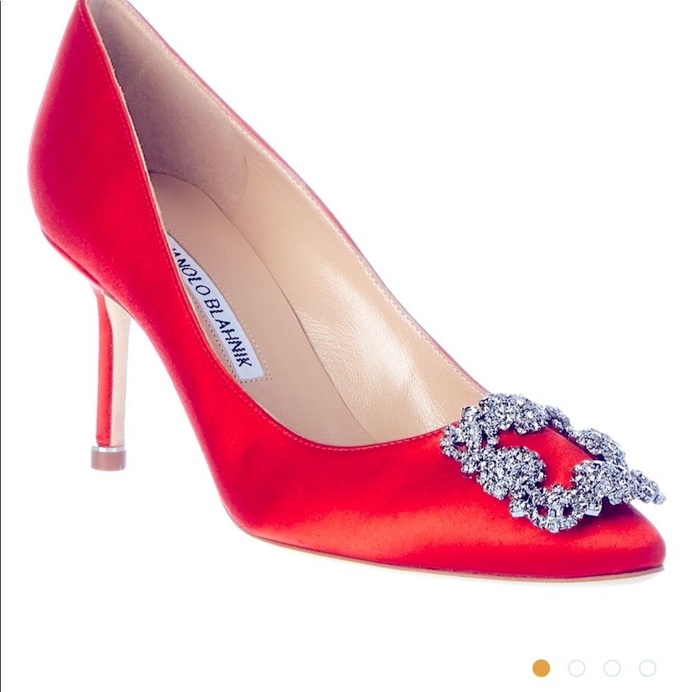 COPY - Manolo sex in the city heels in red size 35 (5.5-6)